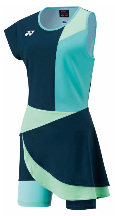 YONEX ヨネックス ウィメンズワンピース インクブル- S 20847Y 113 | スポーツ スポーツウェア 競技 テニス 軟式 硬式 バトミントン ウェア シャツ ノースリーブ UVカット 吸汗 速乾 クール 制電 ストレッチ ゲームウェア ユニフォーム レディース 女性