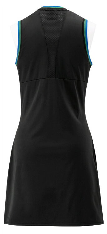SIMONS STOREのYONEX ヨネックス ウィメンズワンピース ブラック O 20864Y 7 | スポーツ スポーツウェア 競技 テニス 軟式 硬式 バトミントン ウェア シャツ ノースリーブ UVカット 吸汗 速乾 クール 制電 ストレッチ ゲームウェア ユニフォーム レディース 女性｜アングル2
