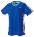 YONEX ヨネックス ウィメンズゲームシャツ ロイヤルブルー O 20887 66 | スポーツ スポーツウェア 競技 テニス 軟式 硬式 バトミントン ウェア シャツ 半袖 UVカット 吸汗 速乾 クール 制電 ストレッチ ゲームウェア ユニフォーム レディース 女性(4)