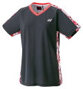 YONEX ヨネックス ウィメンズゲームシャツ アイアングレー XO 20887 405 | スポーツ スポーツウェア 競技 テニス 軟式 硬式 バトミントン ウェア シャツ 半袖 UVカット 吸汗 速乾 クール 制電 ストレッチ ゲームウェア ユニフォーム レディース 女性(4)