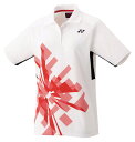 YONEX ヨネックス ウィメンズゲームシャツ ホワイト XO 20889 11 | スポーツ スポーツウェア 競技 テニス 軟式 硬式 バトミントン ウェア シャツ 半袖 UVカット 吸汗 速乾 クール 制電 ストレッチ ゲームウェア ユニフォーム レディース 女性(4)
