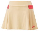 YONEX ヨネックス ウィメンズスカート インナースパッツツキ アイスベージュ L 26145 456 | スポーツ スポーツウェア 競技 テニス 軟式 硬式...