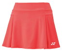 YONEX ヨネックス ウィメンズスカート インナースパッツツキ コーラルレッド XO 26145 475 | スポーツ スポーツウェア 競技 テニス 軟式 硬...