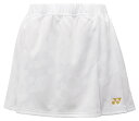 YONEX ヨネックス ウィメンズスカート ホワイト L 26174 11 | スポーツ スポーツウェア 競技 テニス 軟式 硬式 バトミントン ウェア 短パン...