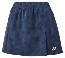 YONEX ヨネックス ウィメンズスカート ダークネイビー XO 26174 554 | スポーツ スポーツウェア 競技 テニス 軟式 硬式 バトミントン ウェ...