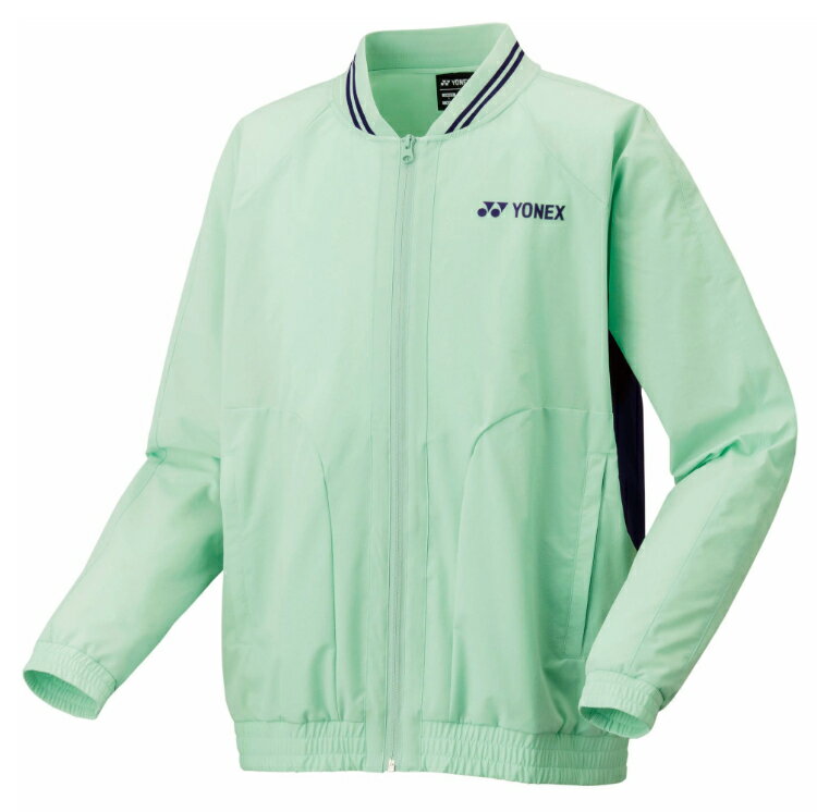 YONEX ヨネックス ユニウォームアップシャツ ペパーミント S 50156Y 190 | スポーツ スポーツウェア 競技 テニス 軟式 硬式 アウター ジャージ UVカット 吸水 速乾 制電 ストレッチ ウォームアップ ファッション レディース ユニセックス 男女兼用 バトミントン