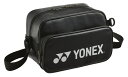 YONEX ヨネックス ショルダーバッグ ブラック/シルバー BAG25SB 76 | スポーツ 競技 テニス 軟式 硬式 バトミントン ケース 収納 便利 バ...