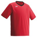 YONEX ヨネックス ジュニアプラクティスTシャツ レッド J160 FW1006J 001 | スポーツウェア ゲームシャツ プロスタイル Tシャツ 半袖 UVカット 吸汗速乾 制電 ポリエステル100% テニス サッカー ゲーム 練習 試合 ユニセックス ジュニア キッズ スポーツ(4)