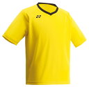 YONEX ヨネックス ユニプラクティスTシャツ イエロー M FW1006 004 | スポーツウェア ゲームシャツ プロスタイル Tシャツ 半袖 UVカット...