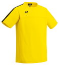 YONEX ヨネックス ユニゲームシャツ プロスタイル イエロー O FW1007 004 | スポーツウェア ゲームシャツ プロスタイル Tシャツ 半袖 UVカット 吸汗速乾 制電 ポリエステル100% テニス サッカー ゲーム 練習 試合 ユニセックス ジュニア キッズ スポーツ