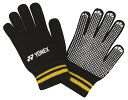 YONEX ヨネックス ユニグローブ ブラック FW4002 007 | スポーツ グローブ 手袋 手ぶくろ 防寒 滑り止め付き トレーニング 練習 試合 ユニ...