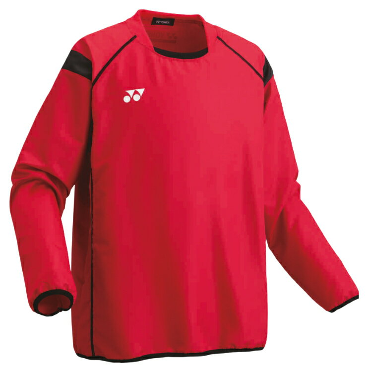 YONEX ヨネックス ジュニアピステ レッド J160 FW5010J 001 | スポーツ 運動 サッカー フットボール サッカー用品 ファッション 服 ウェア サッカーウェア トップス トレーニングピステ トレーニング ピステ ジュニア キッズ UVカット 撥水