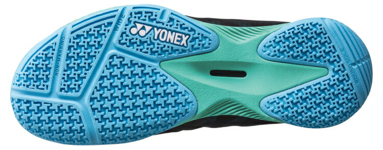 YONEX ヨネックス パワークッションコンフォートZWMD ブラック/ミント 24.5 SHBCFZ3WM 808 | バドミントン バド シューズ 靴 安定感 フィット性 軽量性 衝撃吸収反発素材 グリップ性 部活 練習 試合 大会 ゲーム 屋内 ブランド スポーツ スポーツ用品 ユニセックス 2
