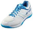 YONEX ヨネックス パワークッションストライダーフロー ホワイト/ブルー 25 SHBSF1 207 | スポーツ 競技 テニス 軟式 硬式 バトミントン 靴 シューズ 安定性 軽量 パワークッション 部活 練習 トレーニング ユニセックス 男女兼用 メンズ レディース