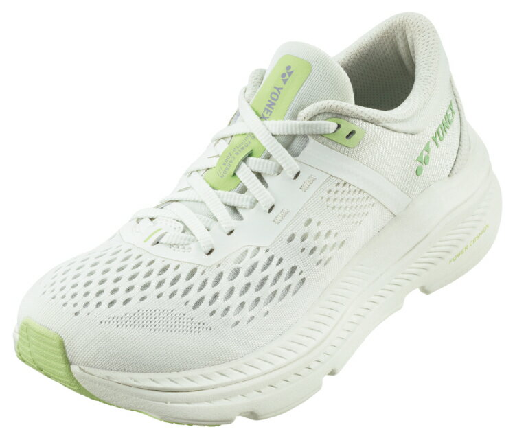 YONEX ヨネックス セーフラン200Xウィメン オフホワイト 23 SHR200XL 200 | ランニング シューズ 長距離 靴 パワークッション フィット性 軽量性 衝撃吸収反発素材 フィット性 部活 練習 試合 大会 ゲーム 屋外 ブランド スポーツ スポーツ用品 レディース