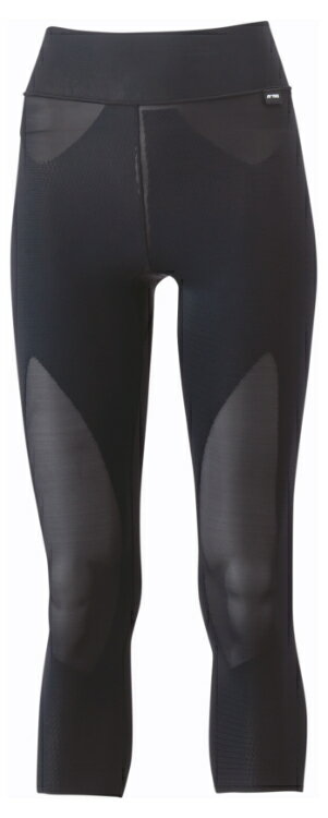 YONEX ヨネックス ウィメンズ7分丈スパッツ ブラック O STBA2512 007 | テニス バドミントン 7分丈スパッツ インナー ウェア アンダーウェア 着圧感 UVカット ストレッチ 瞬発力 部活 練習 試合 大会 ゲーム ブランド スポーツ スポーツ用品 レディース