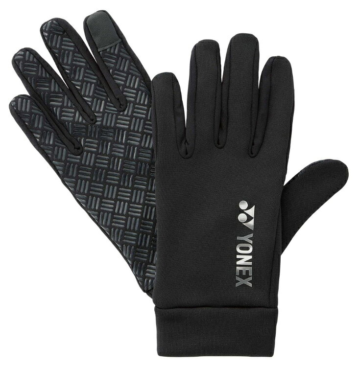 YONEX ヨネックス ユニタッチパネルグローブ ブラック L 45051 7 | テニスウェア バドミントンウェア グローブ 手袋 手ぶくろ 防寒具 ハンドウォーマー テニス バドミントン 試合 ユニセックス 男女兼用 スポーツ用品 アウトドア プレゼント