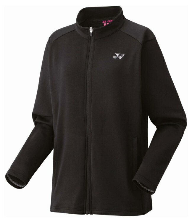 YONEX ヨネックス ウィメンズニットウォームアップシャツ ブラック O 58113 7 | テニスウェア バドミントンウェア レディース 女性用 woman 暖かい ジャージ ウォーミングアップ テニス バドミントン 試合 スポーツウェア 秋服 冬服 上着