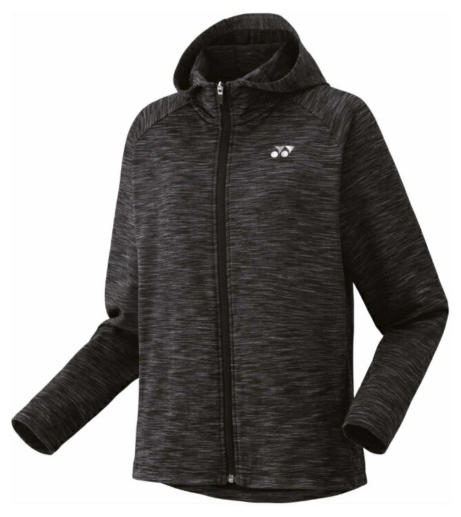 YONEX ヨネックス ウィメンズニットウォームアップパーカー ブラック O 58114 7 | テニスウェア バドミントンウェア レディース 女性用 woman 暖かい ジャージ ウォーミングアップ テニス バドミントン 試合 スポーツウェア 秋服 冬服 上着