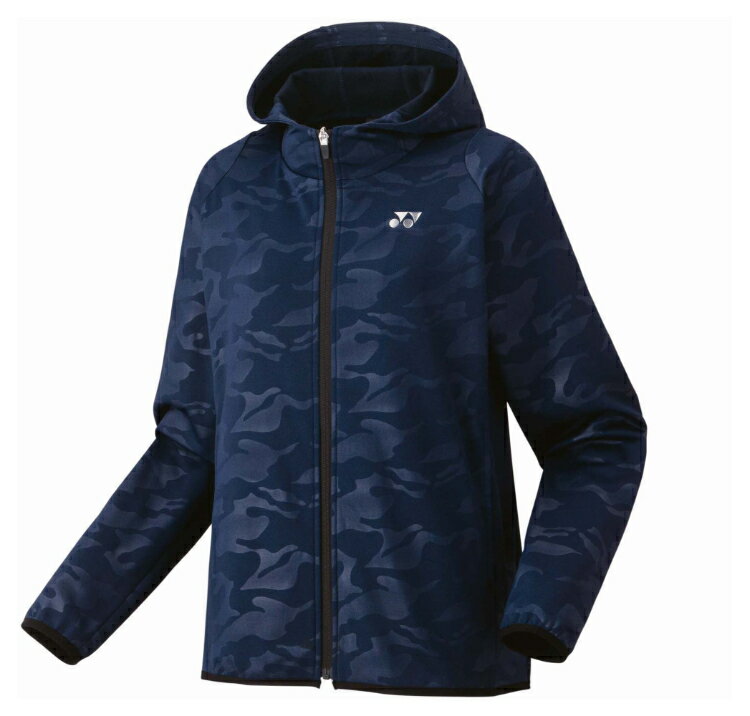 YONEX ヨネックス ウィメンズニットウォームアップパーカー ネイビーブルー O 58115 19 | テニスウェア バドミントンウェア レディース 女性用 woman 暖かい ジャージ ウォーミングアップ テニス バドミントン 試合 スポーツウェア 秋服 冬服 上着