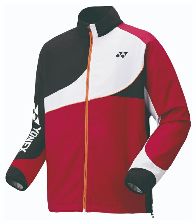 YONEX ヨネックス ユニ裏地付ウィンドウォーマーシャツ ワインレッド L 70100 37 | テニスウェア バドミントンウェア レディース メンズ ユニセックス 男女兼用 暖かい ジャージ ウォーミングアップ テニス バドミントン 試合 スポーツウェア