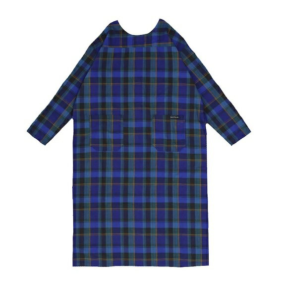 【エシカルプライス】定価20,900円 NAPRON ナプロン GERMAN MEDICAL SMOCK navy check