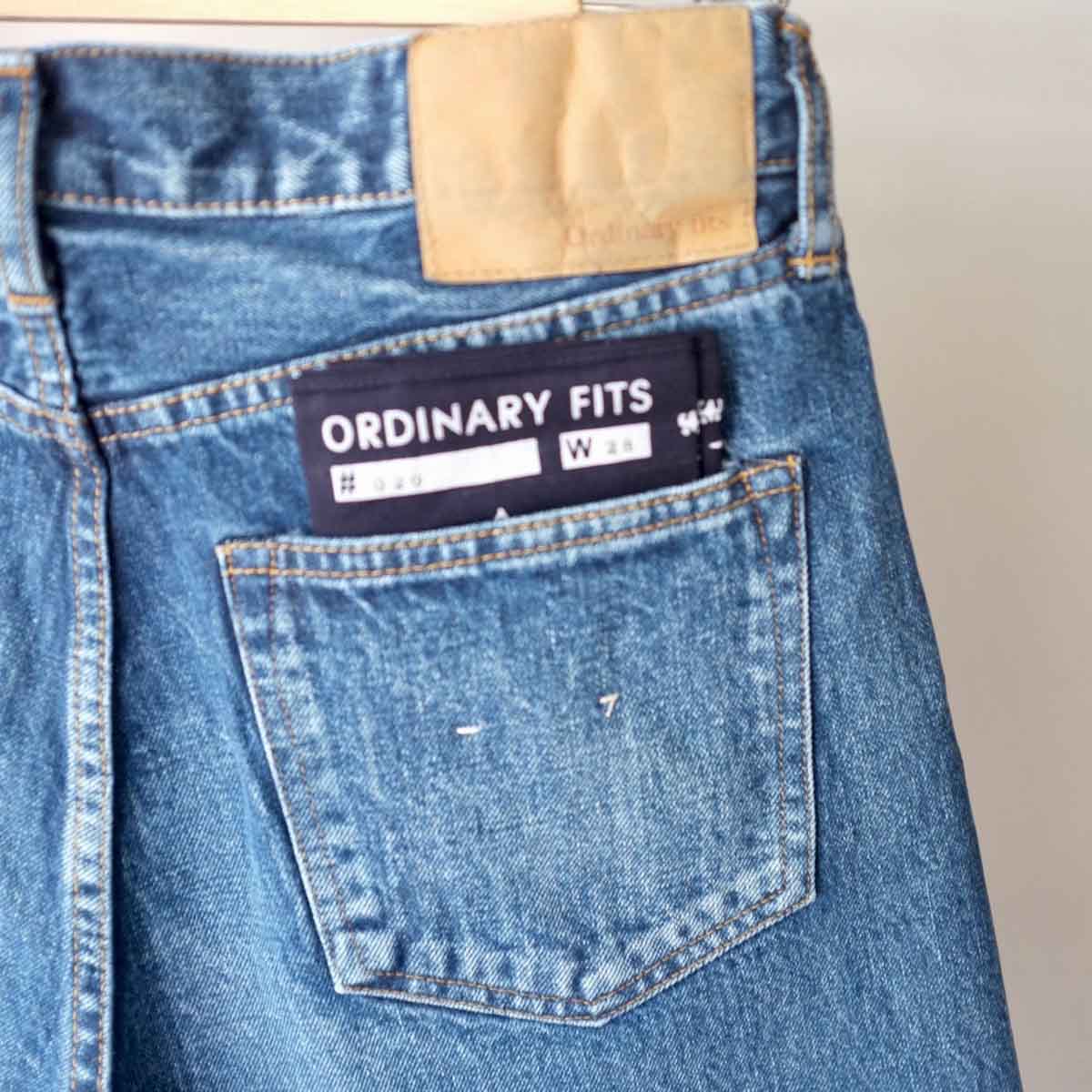 Ordinaryfitsオーディナリーフィッツ5POCKETANKLEDENIMonewash
