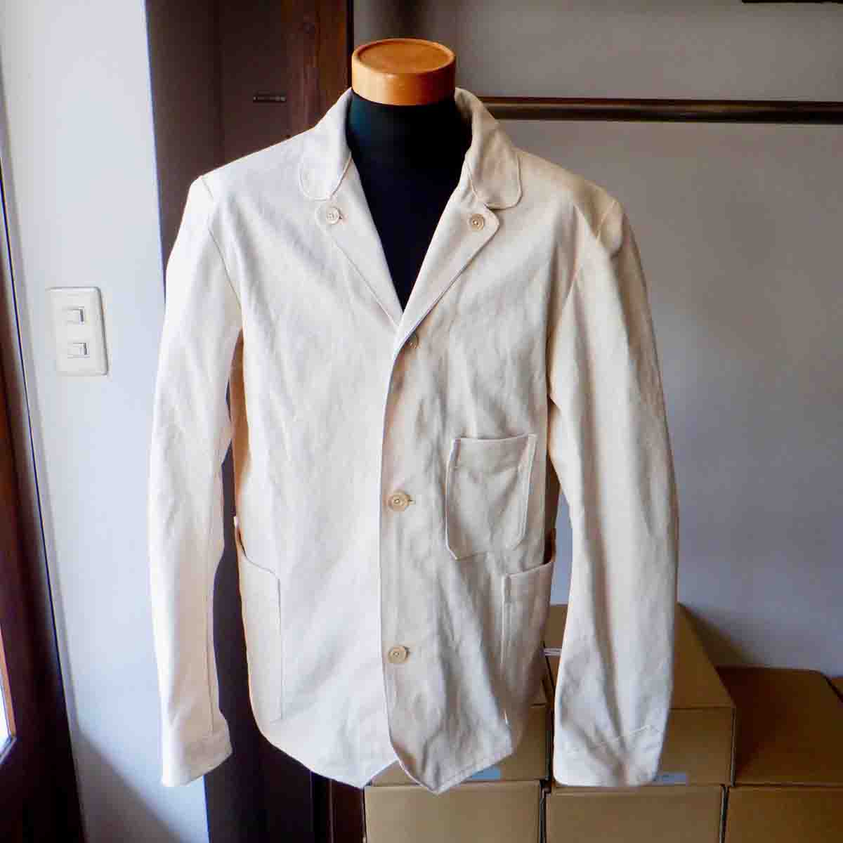 【SALE】定価33,000円 タタミゼ WORK JACKET ワークジャケット off white