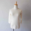 SARAXJIJI サラジジ lafie gauze ラフィーガーゼ C-neck CS 3/4 Sleeve CS25