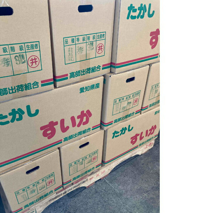 訳あり天伯・　たかしのスイカ　2L~3L（7kg〜9kg）1玉