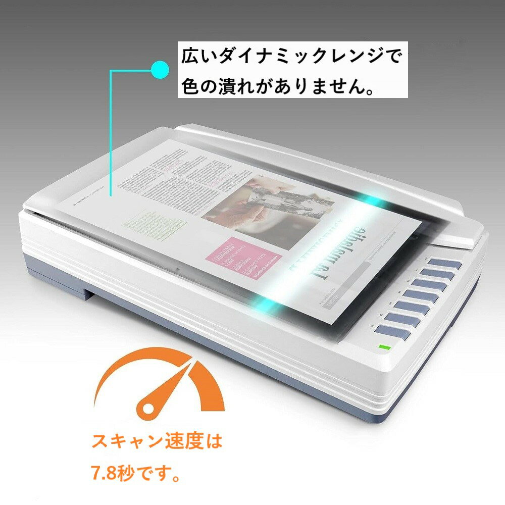 Plustek フラットベッドスキャナ Opt...の紹介画像2