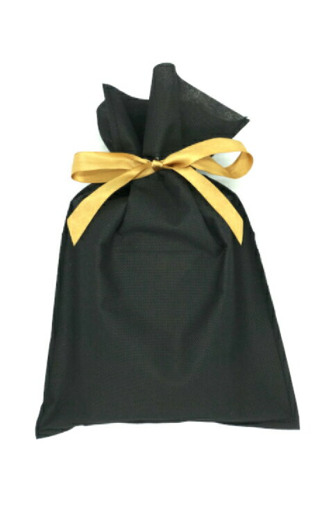楽天シンプル路線不織布リボン付バッグ ラッピング ブラック ブラウン エンジ 誕生日 プレゼント お祝い ラッピング 袋