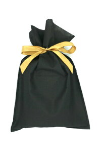不織布リボン付バッグ ラッピング ブラック ブラウン エンジ 誕生日 プレゼント お祝い ラッピング 袋