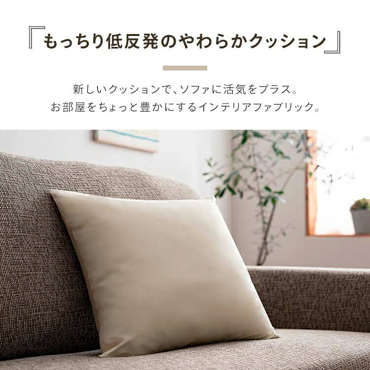 【LINEお友だち登録で最大1,500円OFFクーポン】クッション 中身 低反発チップ ヌードクッション ×2個 10107低反発チップヌードクッション(2個入) 生成り 低反発 背当て 45角 インテリア 国産 【D】 SimpleStyle シンプルスタイル [2]