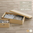 収納ケース ふた付き 段ボール収納 作品収納ケース 教科書 2枚セット クラフト DB-700 段ボールボックス 段ボール収納箱 収納ボックス 収納 ふた付き収...