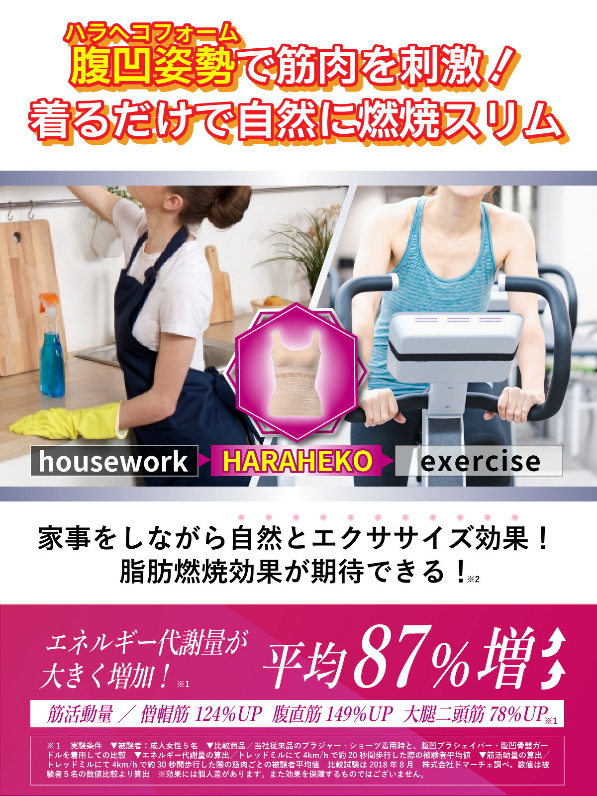補正下着 竹内式腹凹快適ブラシェイパー2枚組 ブラトップ タンクトップ キャミソール カップ付き 補正下着 ぽっこりお腹 レディース インナー 下着 着圧 ダイエット 補整 補正ブラキャミ simplelifestyle-10000039 シンプルライフスタイル楽天市場店 サンプル画像2