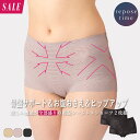 【店内全商品対象クーポン配布中!】ショーツガードル 補正下着 【綿混骨盤サポートショーツガードル同色2枚組】 ヒップアップ お腹押さえ 美尻ショーツ 産後 レデ...