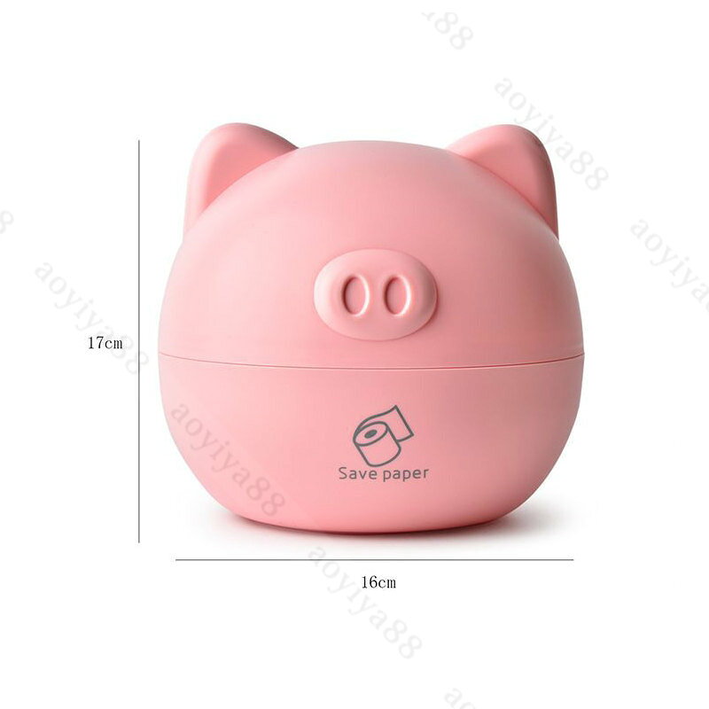 シンプルステップのティッシュポート ティッシュボックス 子豚 熊 おしゃれ ティッシュカバー ペーパーポット トイレットペーパー 北欧 インテリア 面白い 卒業 記念｜アングル3
