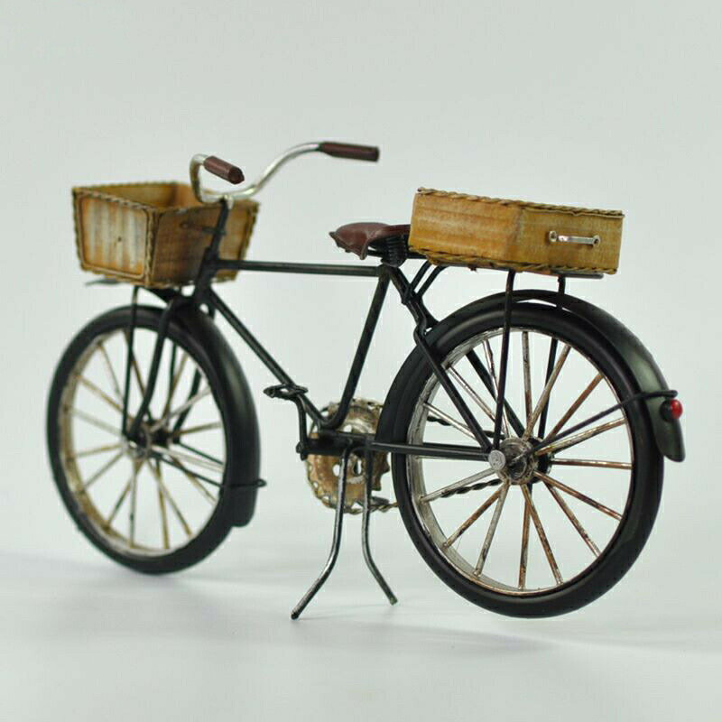 ブリキ レトロ 自転車模型 自転車 ミニチュア 雑貨 アンティーク調 インテリア 小物 置物 オブジェ 自転車モチーフ 敬老の日 父の日 クリスマス 贈り物 おしゃれ [2]