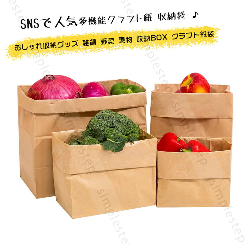 10枚入り クラフト紙 収納袋 定番 ペーパーバッグ 収納 紙袋 クラフト紙袋 植木鉢...