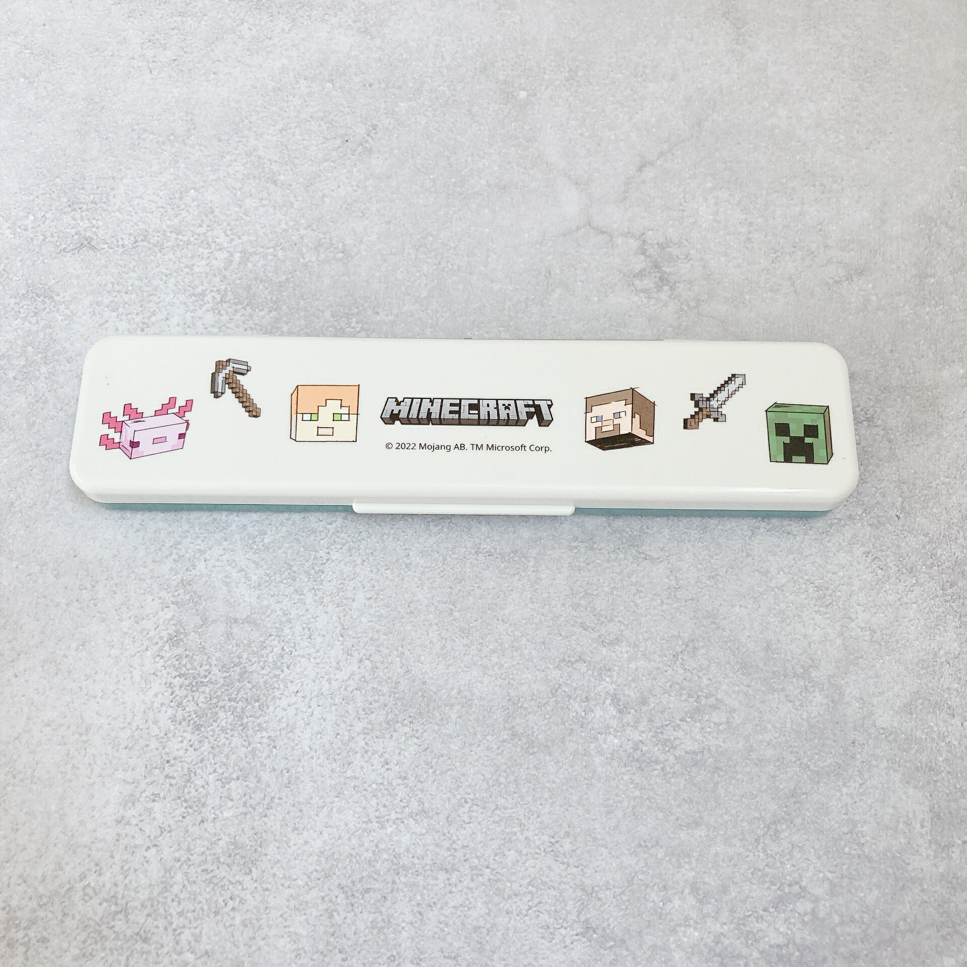 抗菌 食洗機対応 音のならないコンビセット 箸18cm マインクラフト マイクラ Minecraft 小学生 ランチ ..