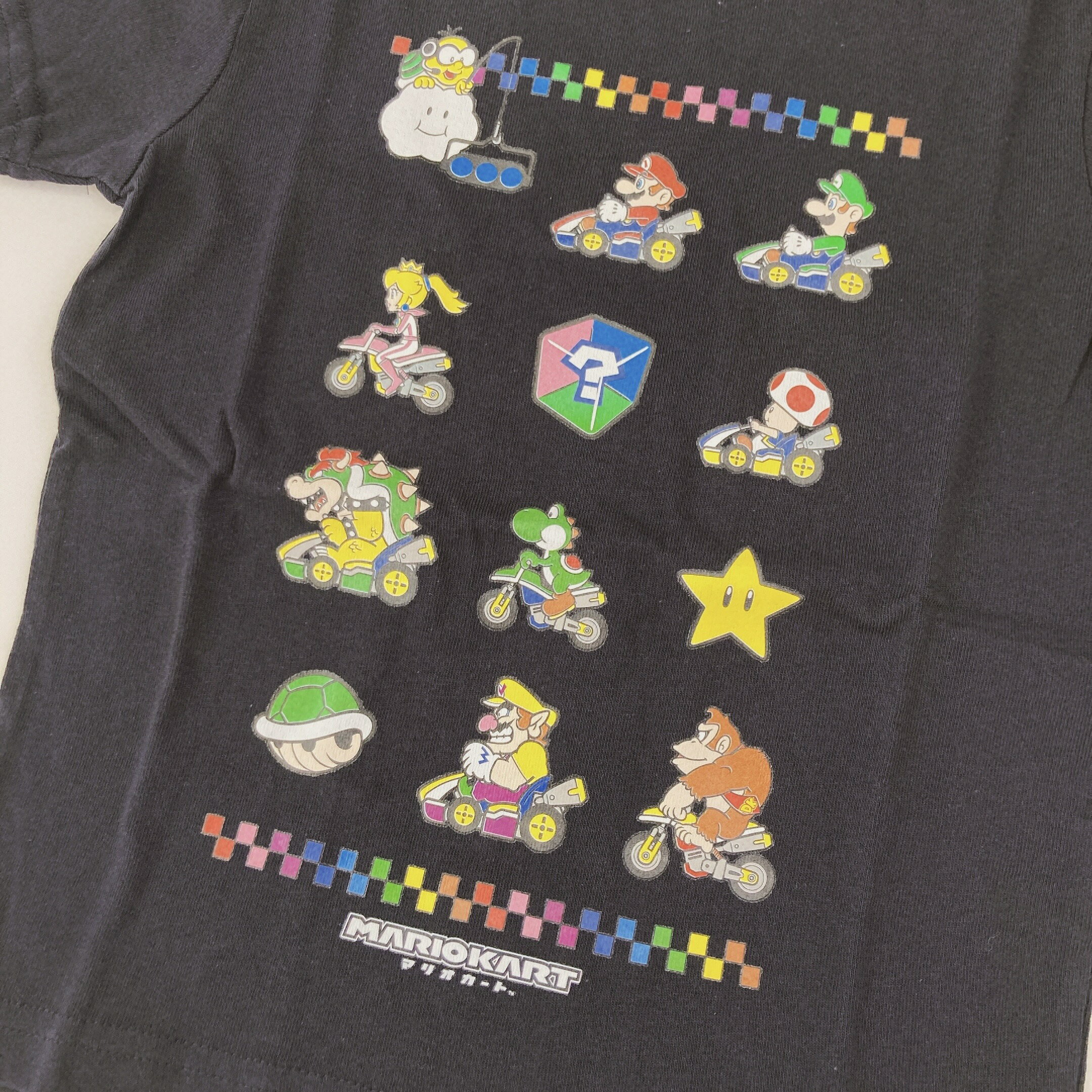 マリオカート 子供服 キッズ オールスター Tシャツ 120 130 140 人気 子供 スーパーマリオ 幼稚園 保育園 小学校