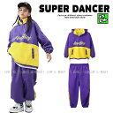 ウィンドブレーカー ダンス衣装 キッズ ヒップホップ セットアップ ジャージ 上下 キッズダンス衣装 男の子 ガールズトップス ズボン K-POP 韓国 紫 黄...