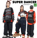 ヒップホップ 衣装 キッズダンス衣装 セットアップ 赤 黒 デニム K-POP 韓国 hiphop 子供ダンス服 派手 男の子 ガールズ ダンス衣装 キッズ レ...