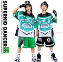 キッズダンス衣装 セットアップ ヒップホップ 衣装 緑 黒 K-POP 韓国 子供ダンス服 ダンスウェア 派手 ダンス衣装 キッズ男の子 ガールズ