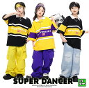 ヒップホップ 衣装 キッズダンス衣装 セットアップ K-POP 韓国 子供ダンス服 派手 hiphop 男の子 ガールズ ダンス衣装 キッズ ラガーシャツ パン...