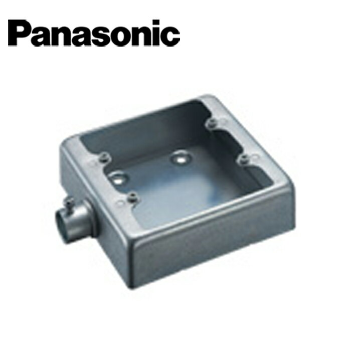 乐天商城 - Panasonic/パナソニック DS72191K ねじなし露出スイッチボックス 2個用1方出
