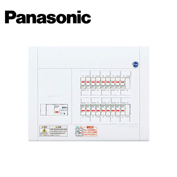Panasonic/パナソニック BQW810182 スタンダード住宅分電盤 リミッタースペースなし スッキリパネル コンパクト21 18+2 100A【取寄商品】