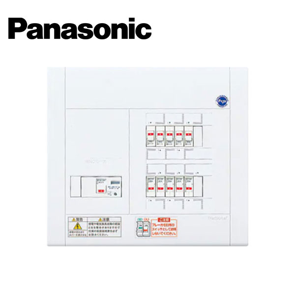 Panasonic/パナソニック BQW84102 スタンダード住宅分電盤 リミッタースペースなし スッキリパネル コンパクト21 10+2 40A【取寄商品】 1