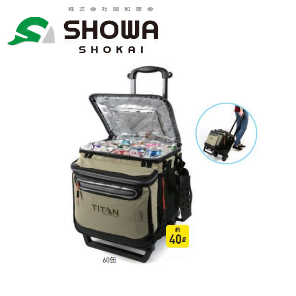 商品詳細製造昭和商会品番N21-35仕様サイズ：H483×W394×D375mm重さ：3,170g容量：約40?材質：300Dポリエステル付属品：ステッカー,日本語取扱説明書説明・氷を最大3日間キープ可能！カナダ生まれのクーラーバッグ※周囲の温度や内容物により異なります。・ワンタッチ開閉、抗菌・防水素材・疲れにくいショルダーストラップ・取り外し可能なカート付属。クーラーとカートはどちらも折りたたみ可能備考※掲載画像と商品が異なる場合がございます。そういった場合はメーカー提供の代表画像として商品画像を掲載しております。恐れ入りますが商品名や仕様等をご確認頂き、お間違いのないようご注文下さいませ。